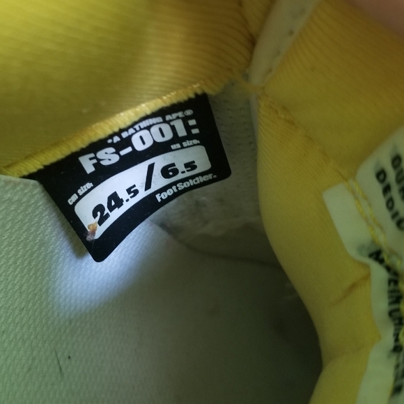 A Bathing Ape Bapesta FS-001 Pink/Sax - Picture 8 of 9